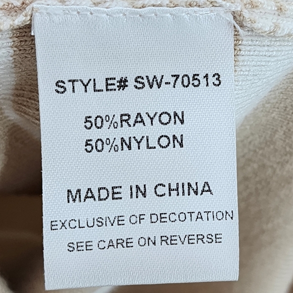 Uniq Women's Striped Ribbed Knit Button Front Midi Dress - S/M - Picture 8 of 10